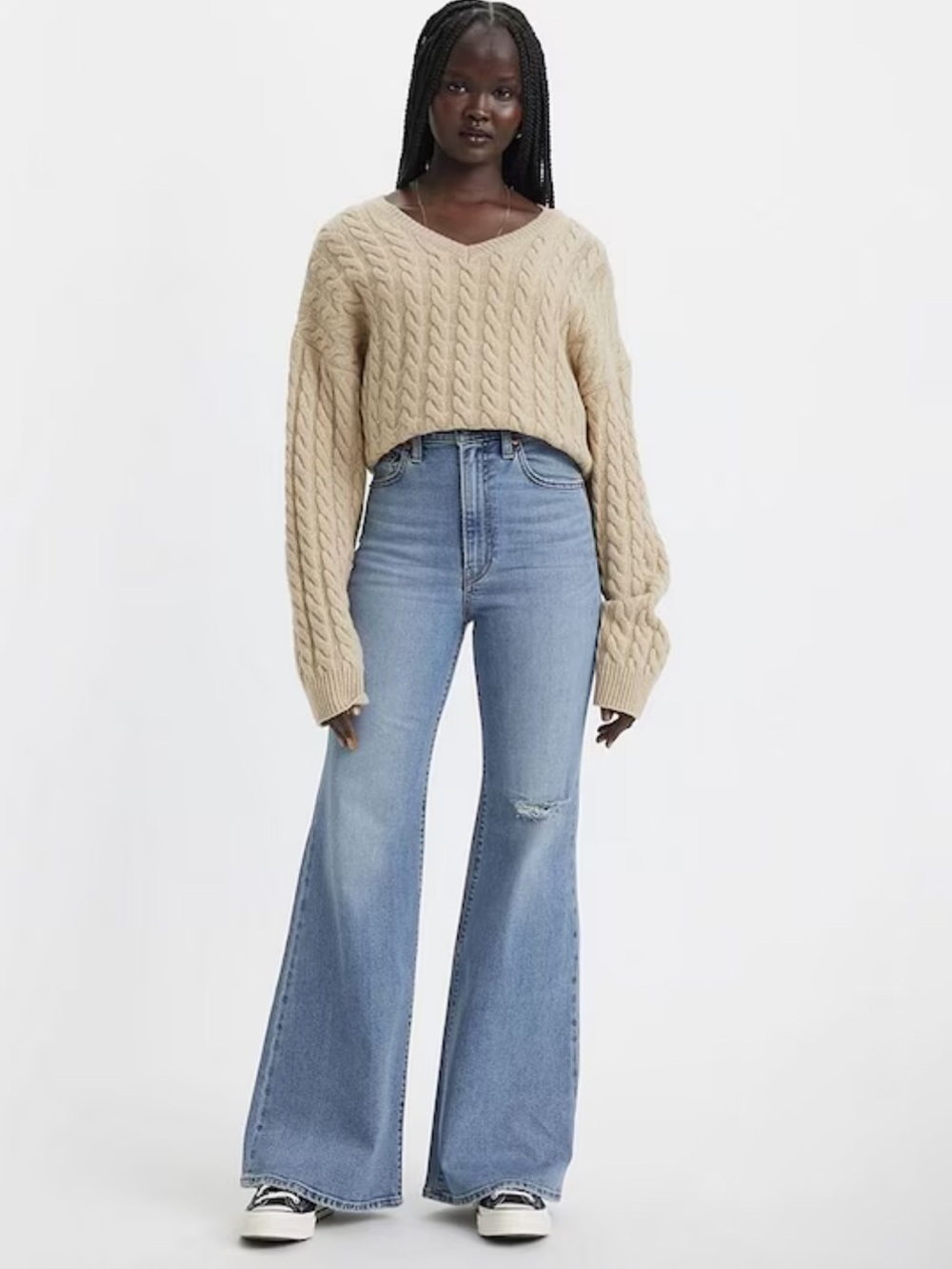 Levi’s Ribcage Bell Blue Women's Jeans 32”